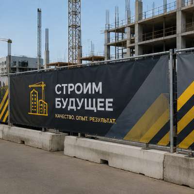 Баннер для стройки